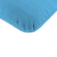 thumbnail image 5 of Jordan Manufacturing 45" x 22" Celosia Ice Blue Crosshatch Rectangular Outdoor Chair Cushion with Ties and Hanger Loop, 5 of 13