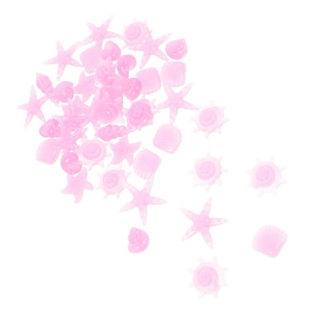 AURARMLET 50pcs Decorative Pebble Stones for Aquarium Fish Tank, Natural Rock Theme Decoration