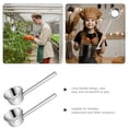 thumbnail image 4 of SEWOART 2Pcs Long Handle Stainless Steel Soup Ladle for Kitchen and Restaurant Use Silver, 4 of 6