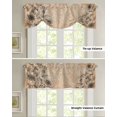 thumbnail image 4 of Floral Daisy Retro Minimalist Kitchen Valance Curtain Window Valance for Living Room Bedroom Tie Up Valance Curtain, 4 of 6