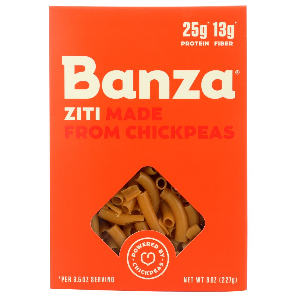 Banza Ziti Chickpea Pasta, 8 Oz. Box