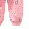 thumbnail image 5 of Conjuntos de blusas y camisas de manga larga y cuello redondo para niños, ropa de dormir para el hogar de dos piezas de color sólido con manga larga y cuello redondo para niñas, parte superior de poli, 5 of 5