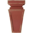 thumbnail image 3 of Ekena Millwork 6"W x 6 3/4"D x 12"H Large Nevio Wood Vintage Decor Corbel, Salvage Red, 3 of 6