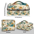 thumbnail image 3 of Iauyy Casserole Carrier for Hot Food Insulated Casserole Travel Carry Bag with Lid Food Warmer Bag for Party/Picnic,Hawaiian-style Flowers, 3 of 7