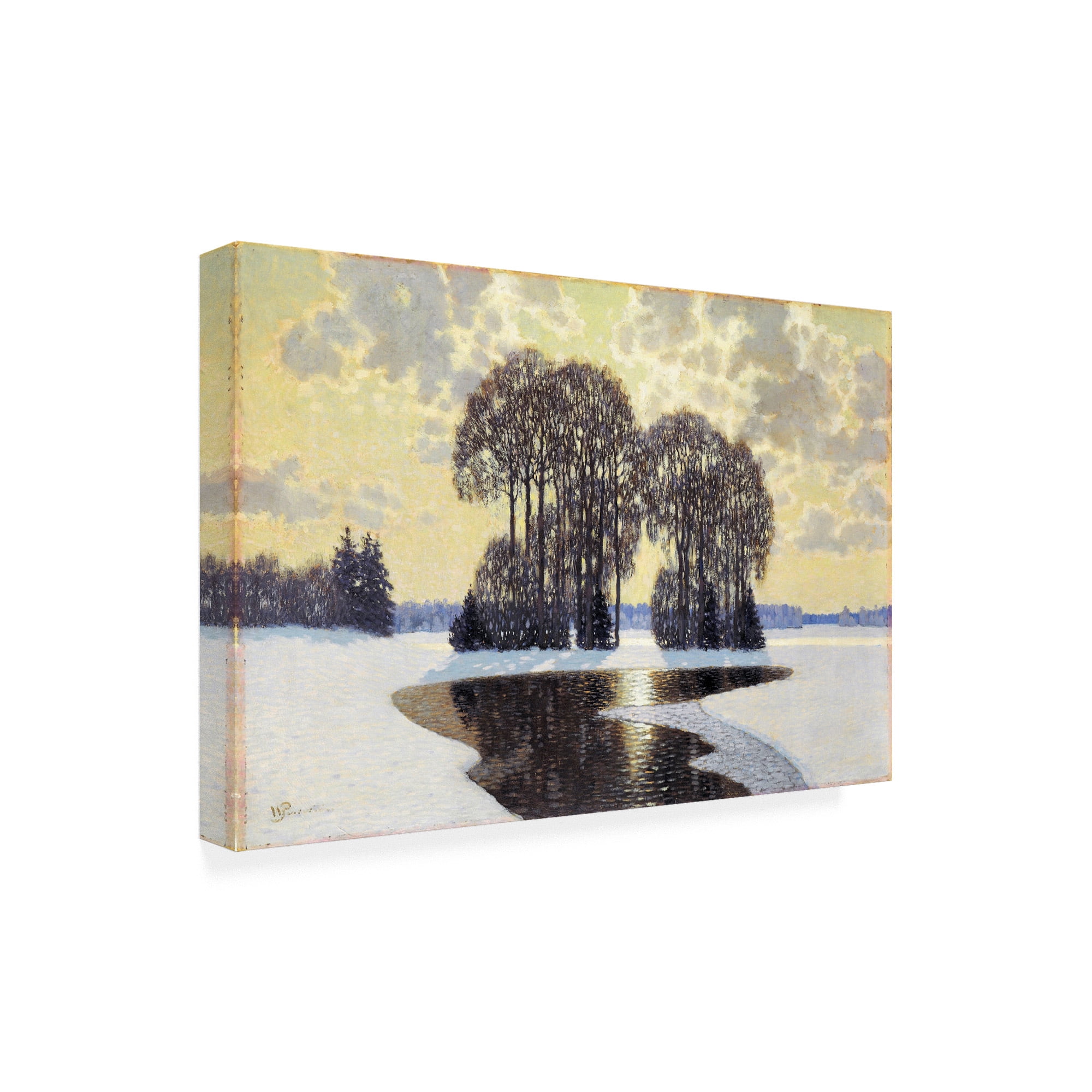 Trademark Fine Art 'Winter' Canvas Art by Wilhelm Purvitis