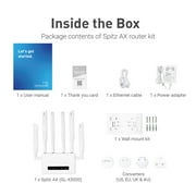 GL.iNet X3000 5G NR AX3000 Wi-Fi 6 Router with Detachable Antennas
