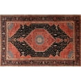 thumbnail image 1 of Ahgly Company Machine Washable Indoor Rectangle Traditional Rust Pink Area Rugs, 6' x 9', 1 of 7