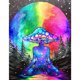 thumbnail image 1 of Diamond Drill Magic Mushroom 5D Kits de pintura de bricolaje Decoración de pared redonda completa (V3885) Hugtrwg Para estrenar, 1 of 9