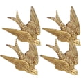 thumbnail image 3 of Set of 4 Swallow Wall Art Sculptures - Decorative Resin Bird Statues for Indoor and Outdoor Decor, Perfect for Living Room and Bedroom, 3 of 9