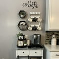 thumbnail image 3 of Arikago Solid Wood Coffee Mug Holder Wall Mounted, Rustic Cup Rack with 8 Hooks Large Space for Big Cups for Kitchen, Home, Coffee Bar Station (White), 3 of 7