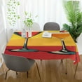 thumbnail image 3 of Yayeee Tablecloths 54" x 54" Rectangle Wrinkle Resistant Party Table Cover, Orange Cocktails, 3 of 8