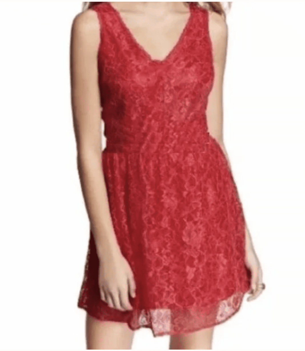 chinese dress ladies Red Lace Dress 14