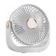 thumbnail image 3 of Ventilador pequeño de escritorio alto, silencioso, recargable, para oficina, dormitorio de estudiantes, ventilador portátil, 3 of 3