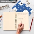thumbnail image 4 of FORMRS 1-Subject Spiral Notebook 8" x 5" College Ruled 60 Refillable Sheet A5 Hard Cover, 2 Pack, White Polar Bear, 4 of 7