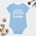 thumbnail image 4 of I Get My Awesomeness From My Grandpa - Baby Clothes - Funny Newborn Bodysuit Outfits for Boys And Girls Sky Blue-style 3months, 4 of 7