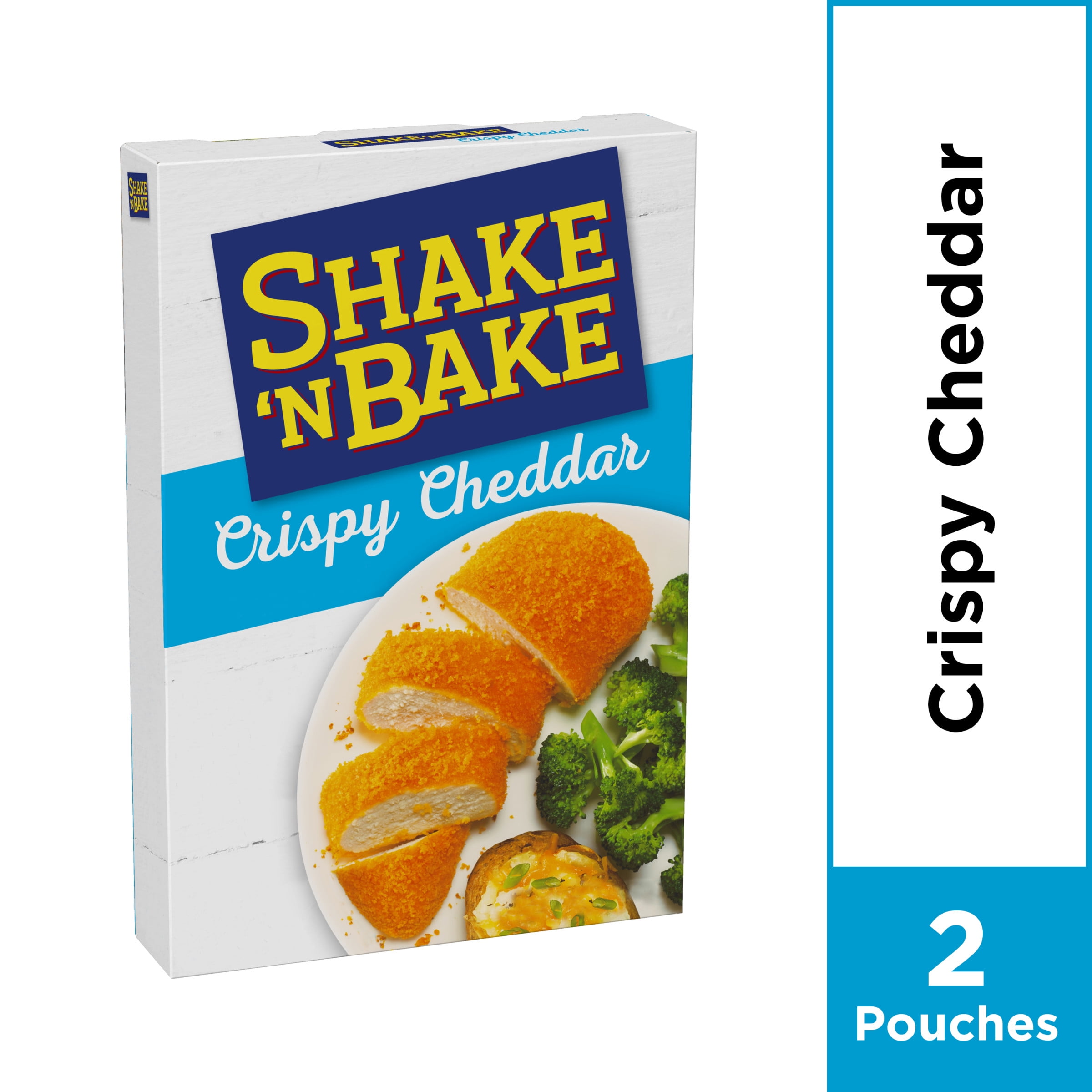 Kraft Shake 'N Bake Crispy Cheddar Seasoned Coating Mix, 2 ct Pouches