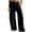 *Black, variant on Women's Mid Rise Cargo Jean Pant,Straight Leg Pants with Pockets , Loose Fashion Pants Khaki,Womens Plus M