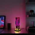 thumbnail image 2 of Modern RGB Table Lamp, Decorative Binary Style LED Light For Home Ambiance, Futurism Night Light, Unique Holiday Gift, Multi-Color Lighting, Contemporary Style Decor for Bedroom, Living Room, Stud, 2 of 9