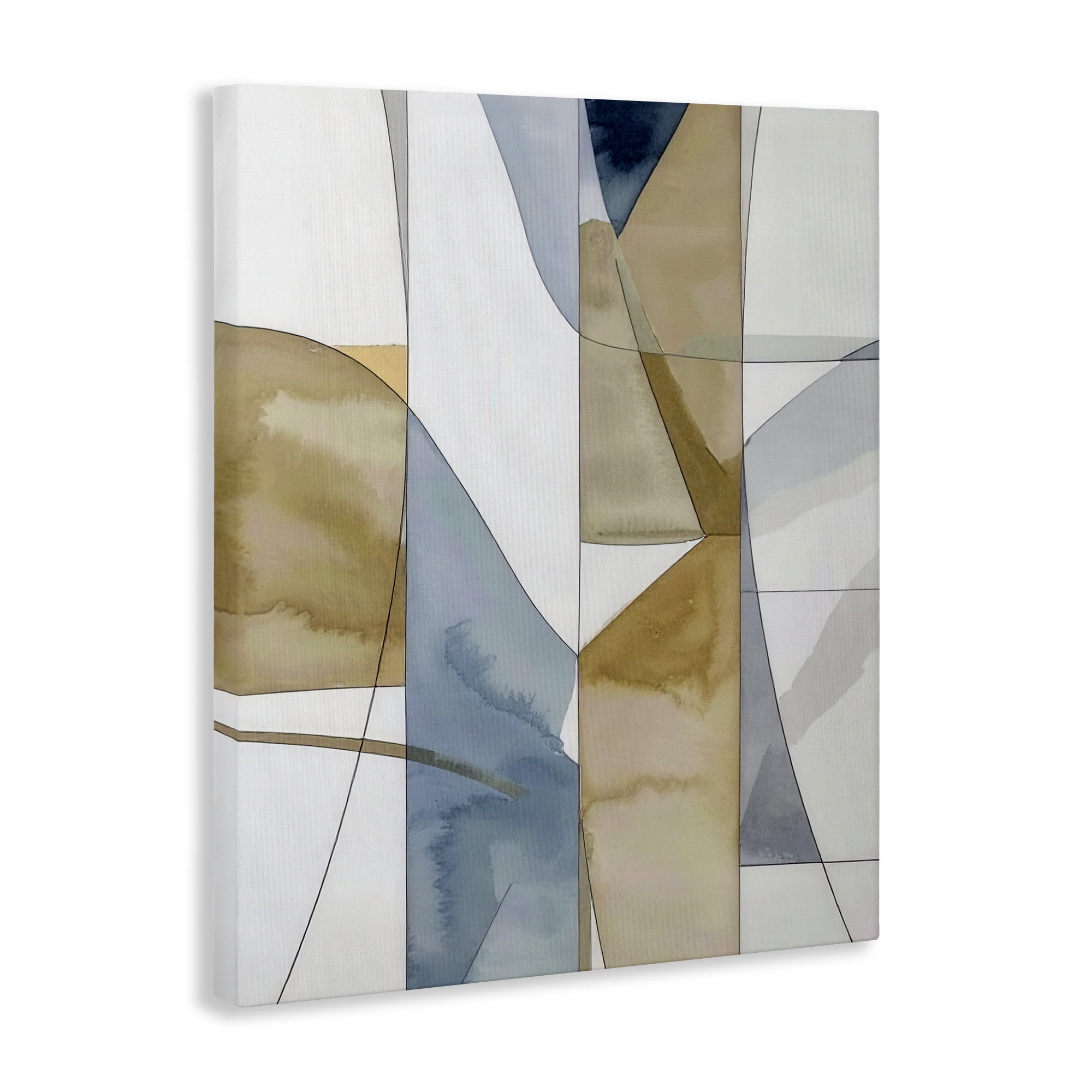 Stupell Industries Geographic Abstract Sections Canvas Wall Art, design by Alonza Saunders