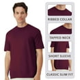 thumbnail image 2 of Gildan Unisex Short Sleeve Light T-Shirt 100% Cotton Modern Classic Fit Crew Neck Tee (Heather-Red, L), 2 of 7