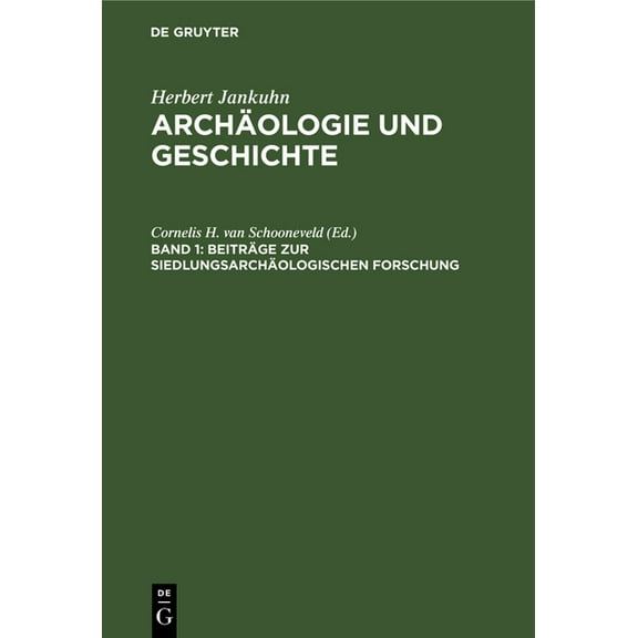 Beiträge Zur Siedlungsarchäologischen Forschung (Hardcover)