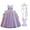 Purple Dress+Accessories, variant on HAWEE Girls Unicorn Princess Dress Fancy Party Costume Dress up Wedding Birthday Party Gown for Age 2-11 Years Old