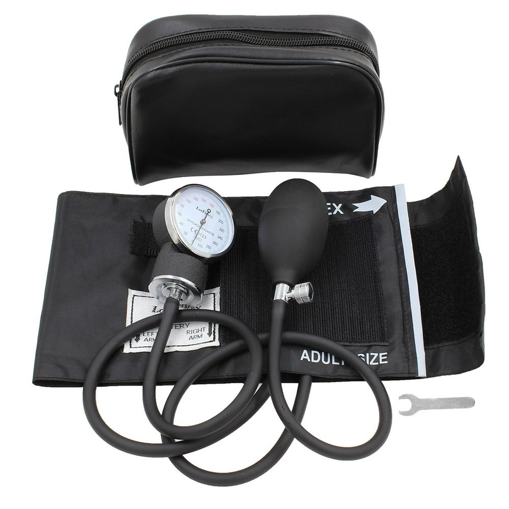 Manual Aneroid Sphygmomanometer (Blood Pressure Gauge) with Zipper Case