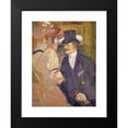 thumbnail image 2 of Henri de Toulouse-Lautrec 19x24 Black Modern Framed Museum Art Print Titled - The Englishman (William Tom Warrener, 1861-1934) at the Moulin Rouge (1892), 2 of 5
