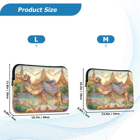 Laptop Sleeves Simplicity Creative Pattern Slim and Light Laptop Bag Style No.395598318
