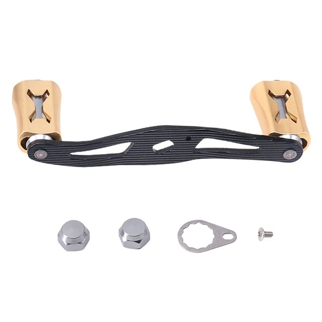 Poignée de Moulinet de Pêche en Métal 4x7mm / 5x8mm Poignée de Remplacement pour Moulinet Baitcasting