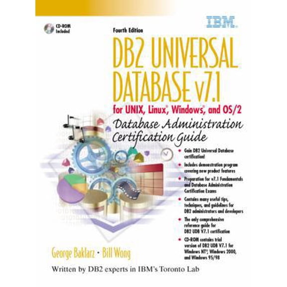Pre-Owned DB2 Universal Database v7.1 for UNIX, Linux, Windows and OS/2 Database Administration Certification Guide (4th Edition) (Paperback) 0130913669 9780130913661