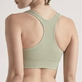 thumbnail image 4 of Celivon Womens Sports Bras Plus Size Racerback High Support Padded Seamless Wireless Full Coverage Vest Underwear Yoga Everyday Bra Size M-3XL, 4 of 4