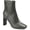 Olive, variant on Collection Womens Sarla Faux Leather Embossed Ankle Boots