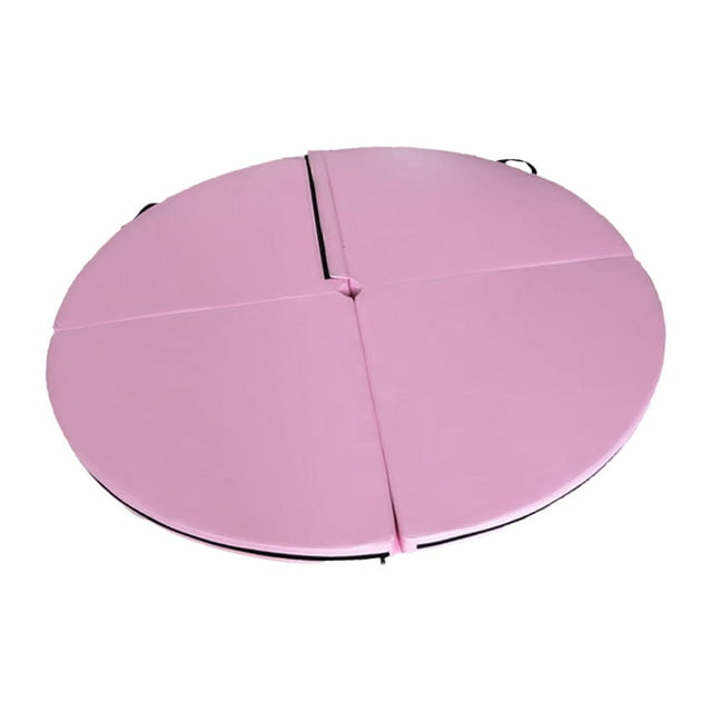 Siruishop Tapis de Danse Pliable pour Perche Protection de Plancher Tapis Anti-Choc pour Intérieur Studio Extérieur Rose