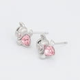 thumbnail image 4 of Aretes Cerdo Con Alas Cristales Austriacos Dama Oro 18K Laminado blanco Unitalla, 4 of 7