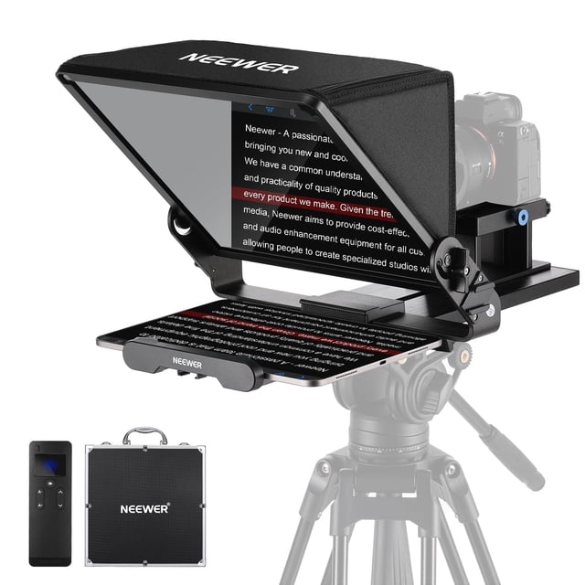 Teleprompter Neewer X14 III con control remoto/de aplicaciones RT113