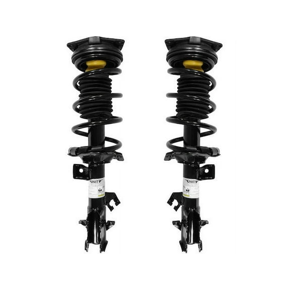 Front Strut and Coil Spring Assembly Set of 2 - Compatible with 2007 - 2012 Nissan Versa Sedan and Hatchback Models Only 2008 2009 2010 2011