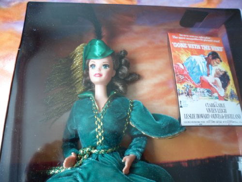 12045 for sale online Barbie Doll as Scarlett O’Hara in Green Drapery Dress 