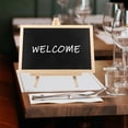 thumbnail image 4 of Wooden Mini Chalkboard for Kids Writing Painting Recording Standing Blackboard Message Board, 4 of 5