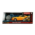 thumbnail image 6 of Jada Toys Transformers 1:24 Bumblebee 2006 Chevrolet Camaro Concept Die-Cast Car with Robot on Chassis, 6 of 11