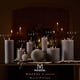 thumbnail image 3 of Set de 3 Velas Cilíndricas MOZEAL Vertidas a Mano, Sin Aroma, Gris 3x6, 3 of 6