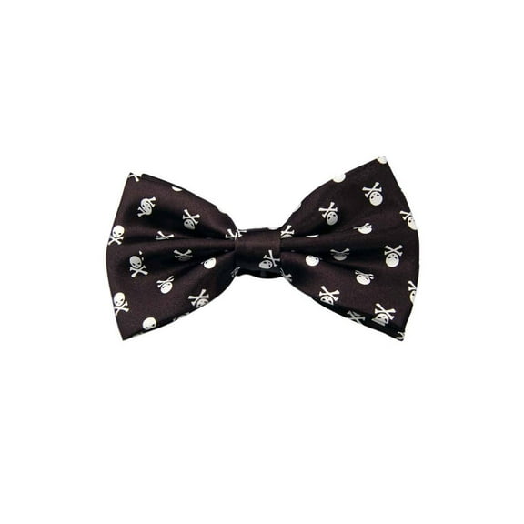 Pre-tied Bow Tie in Coool Brand Gift Box- Skulls & Crossbones