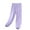 Purple, variant on WMTBSRSW Boys & Girls Athletic Joggers UPF 50+ Summer Sun Protection Pants Quick Dry Elastic Waisted Lightweight Hiking Pants Casual UV Trousers for Kids 3-14 Years