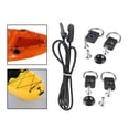 thumbnail image 1 of Kayak Deck Rigging , Elastic Bungee Shock Cord Installation Elastic Rope Heavy Duty with Bungee Cord Ends Durable Kayak D for Sailing, 1 of 8