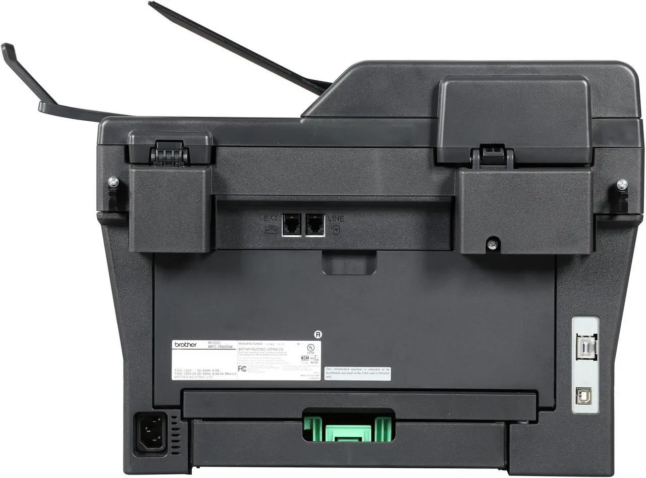 BROTHER MFC-7860DW AIO 27PPM MONO LASER PRINTER PFCS 32MB - MFC-7860DW
