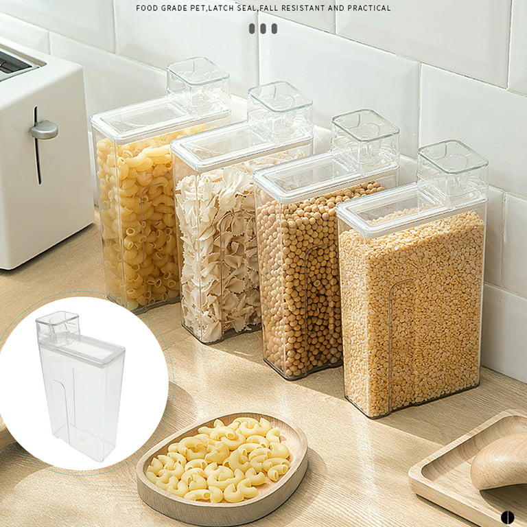 Transparent Cereals Container Household Snack Storage Box Dried Food Holder