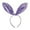 Purple, variant on Easter Glittery Large Bunny Ear Headband Sparkly Fabric Party Hair Accessory For Kids & Adults