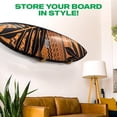 thumbnail image 2 of COR Surf Surfboard Wall Rack for Longboards and Shortboards | Beautiful Surf Board Wood Wall Display Mount Works Indoor and Outdoor (Bamboo), 2 of 8