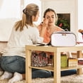 thumbnail image 4 of Portable pu diamond cosmetic bag magic color laser washing bag ladies cosmetic storage bag, 4 of 5
