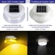thumbnail image 3 of Paquete de 2 luces solares para canalones, 9 LED brillantes, luces de seguridad inalámbricas impermeables, luz para valla para jardín al aire libre, pared, cubierta de patio, 3 of 7